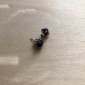 GatherJewelry Apache Tears Obsidian Earring Posts